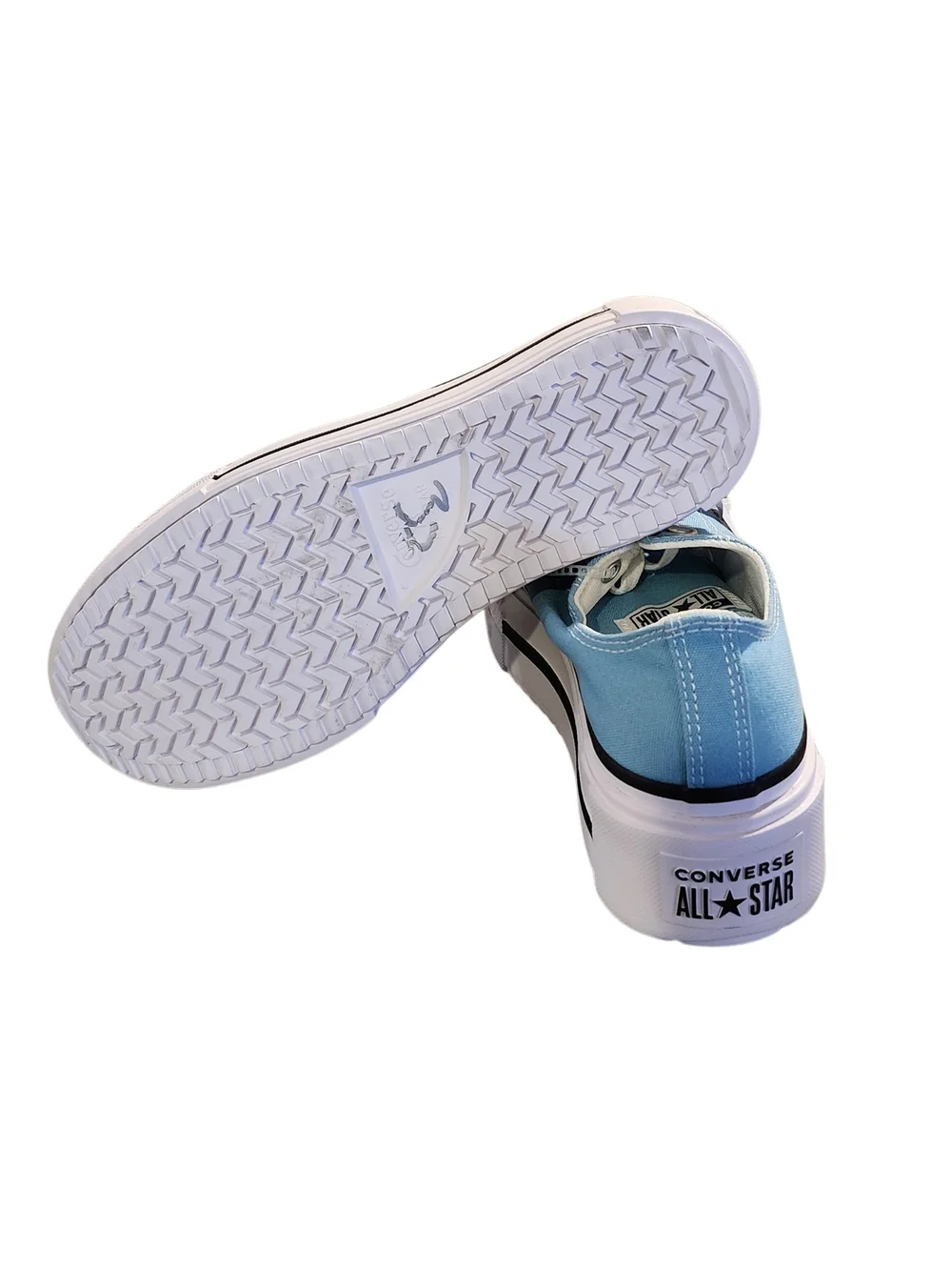 Converse Chuck Taylor All Star Lift Double Stack Ox  Deja Blue Women's 9 / Men 7 - Picture 2 of 7
